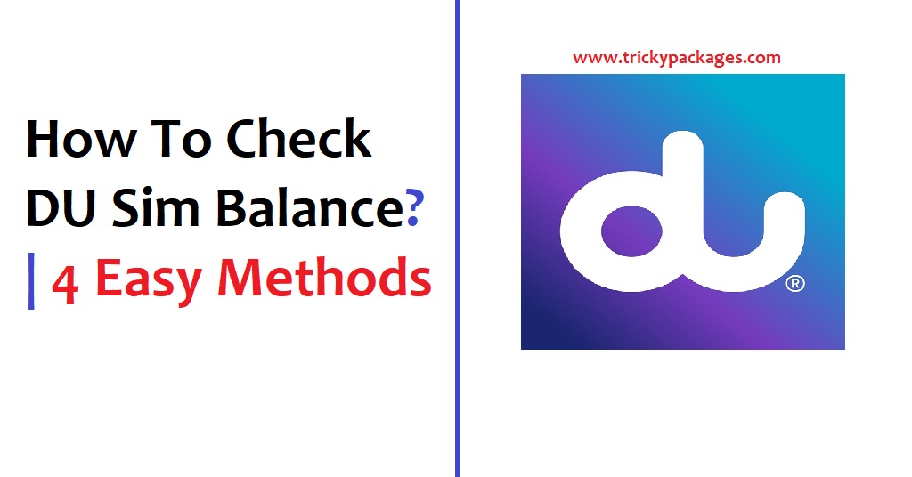 How To Check DU Sim Balance